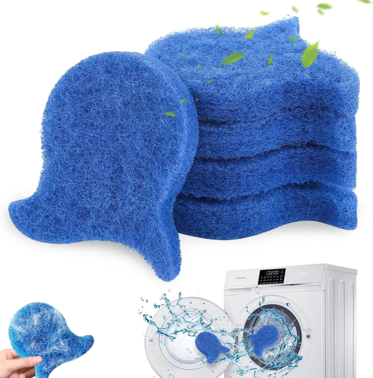 Pet Hair Remover Balls for Laundry - Set of 5 Reusable Lint Catchers for Washing Machines